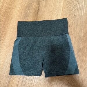 Women's Dark Gray High-Waisted Shorts